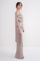 Elegant EOS dress by MANEL-FASHION featuring a flowing design, sleeveless style, and stylish fabric for a chic look.