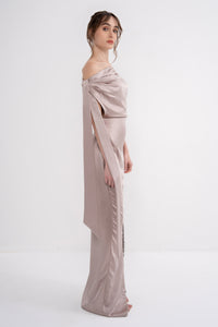 Elegant EOS dress by MANEL-FASHION featuring a flowing design, sleeveless style, and stylish fabric for a chic look.