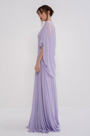 Elegant HERA dress by MANEL-FASHION featuring a stylish silhouette and intricate detailing, perfect for formal occasions.