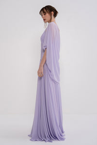 Elegant HERA dress by MANEL-FASHION featuring a stylish silhouette and intricate detailing, perfect for formal occasions.