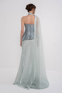 A stylish ASTRA SET by MANEL-FASHION featuring coordinated clothing pieces displayed on a neutral background.