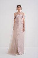 Elegant VITTORIA dress by MANEL-FASHION, featuring a flattering fit and stylish design, perfect for formal occasions.