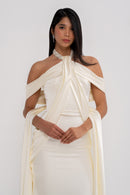 Manel-Fashion Grazia dress featuring a stylish design, lightweight fabric, and elegant fit, perfect for casual or dressy occasions.