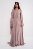 Manel-Fashion Myth Dress in elegant fabric, featuring a stylish design with detailed embroidery and a flattering fit.